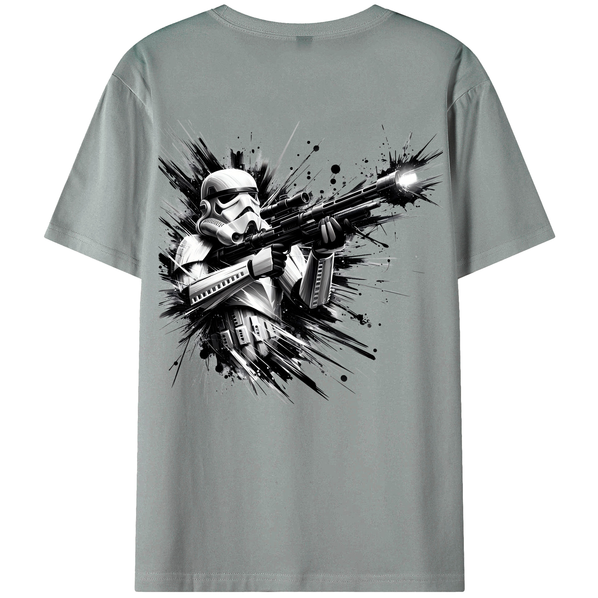 （画像用） スター・ウォーズ Star Wars 綿100％ メンズ半袖Tシャツ（バックプリント） 通気性